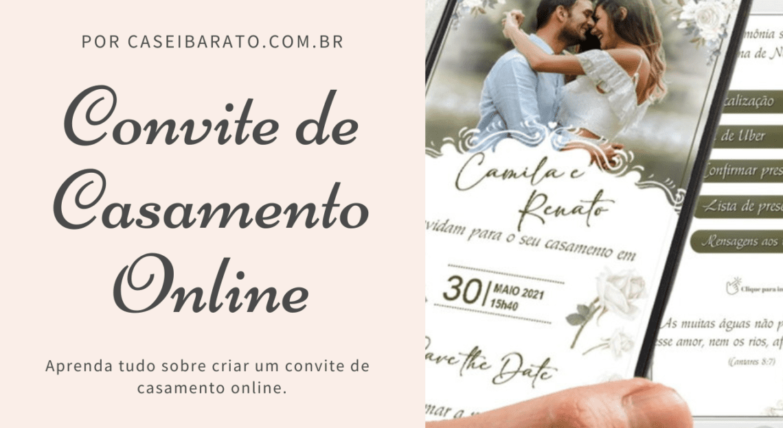 Convite De Casamento Online Como Criar O Seu Casei Barato